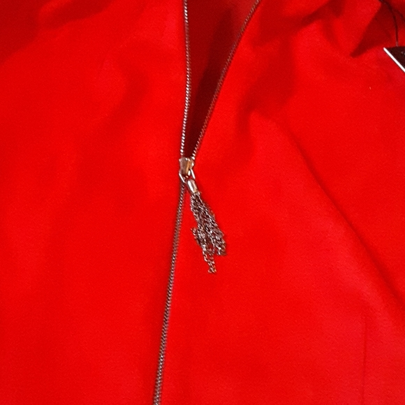 T TAHARI RED MADELINE DRESS - Picture 3 of 6